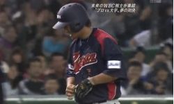 中田の走塁に喝・・・プロ野球選抜ｖｓ大学選抜