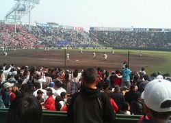 07春の選抜・甲子園観戦記 対日本文理戦1