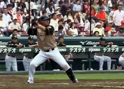 中田のノーステップ・ガニ股打法