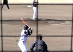 中田 足で肩で気持ちでもぎ取る開幕一軍!